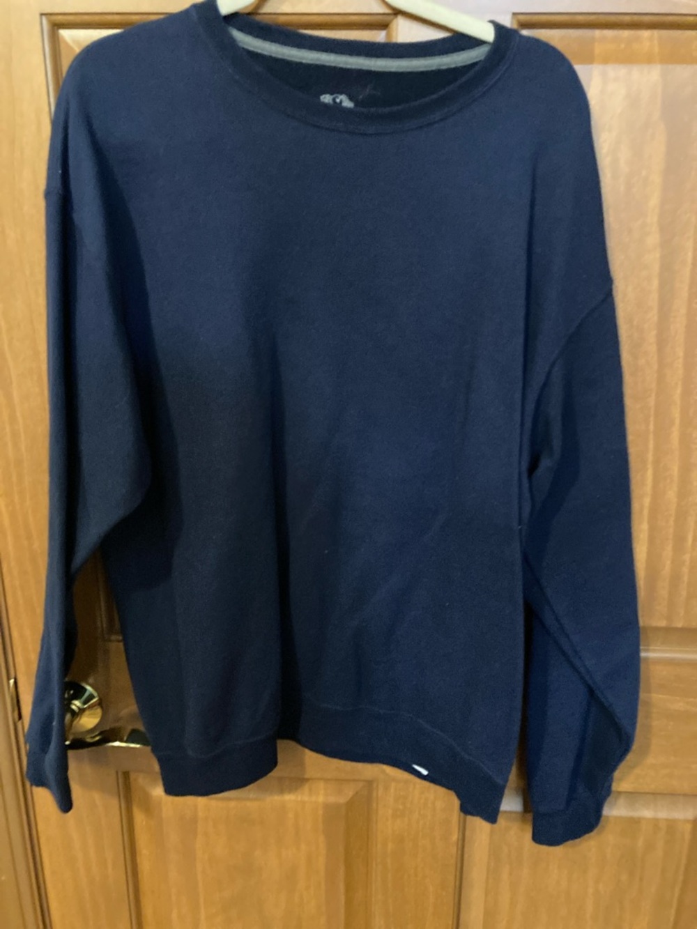 Fruit of the Loom Navy Crewneck Sweatshirt - Classic Pullover